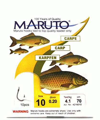 Maruto Karpfenhaken gunsmoke Größe 10 von MARUTO