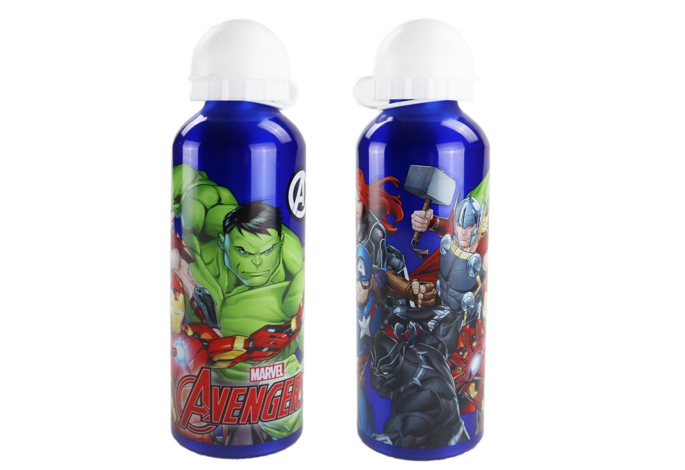 MARVEL Trinkflasche Marvel Avengers Sport Aluminium Wasserflasche Flasche 500 ml von MARVEL