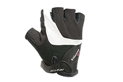 MASSI – Handschuh Silicone CX schwarz/weiß L von MASSI