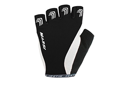 MASSI Siligrip Fahrrad-Handschuhe, Unisex L schwarz von MASSI