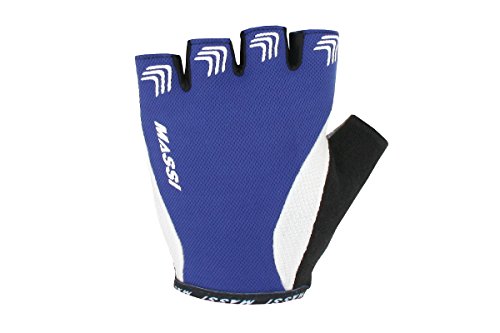 MASSI Siligrip Fahrrad-Handschuhe, Unisex S Blau von MASSI
