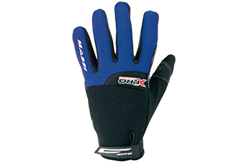 Massi X-Pro Descend Unisex Fahrradhandschuhe Mehrfarbig Schwarz/Blau XXS von MASSI