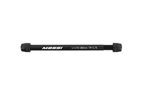 Massi Boost 12X174 Achse für Fahrradrolle, Schwarz, 12 x 174-180 mm, TP=1,75 mm von MASSI