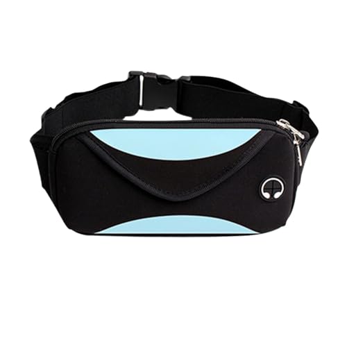 Hüfttasche, Wasserdicht Hüfttasche für Herren und Damen, Handytasche Sport Geldgürtel Wandern (Color : Sky Blue, Size : One Size) von MATRIXX