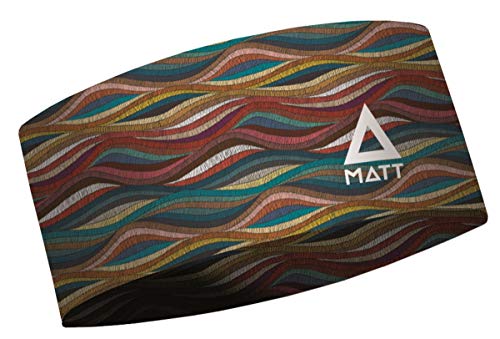 MATT - Coolmax Headband - Unisex Stirnband für das ganze Jahr, Farbe MA:Sanefa von MATT