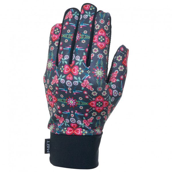 MATT - Women's Catalina Estrada Inner Touch Screen Glove - Handschuhe Gr L;M;S;XS blau;bunt;grau von MATT