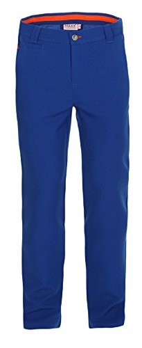 MAXX Kinder Golf Hose mit verstellbaren Bund (blau, 164) Jungs von MAXX Fashion