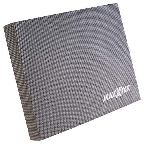 MAXXIVA Balancepad Fitness 50x40x6 cm Wackelpad Fitness-Zubehör Fitness-Training Fitness-Gerät Yoga Gymnastik Pilates Physiotherapie (Grau) von MAXXIVA