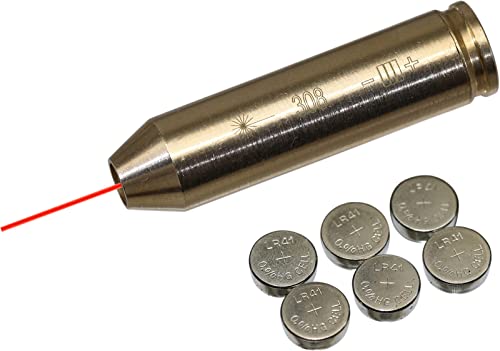 MAYMOC 243/308WIN/7mm-08REM Bore Sight Red Dot Patrone mit 2 Sätzen Batterien MAYMOC 243/308WIN/7mm-08REM Bore Sight Red Dot Patrone mit 2 Sätzen Batterien von MAYMOC