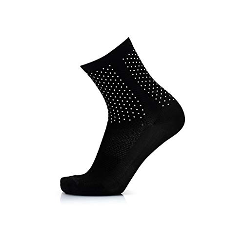 MB Wear Chaussettes Reflective-Noir-S/M (35-40) Socken, Schwarz, FR : M (Taille Fabricant von MB Wear