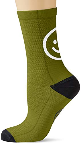 MB Wear Chaussettes Smile-vert Socken, grün, FR : M (Taille Fabricant : S/M (35-40)) von MB Wear