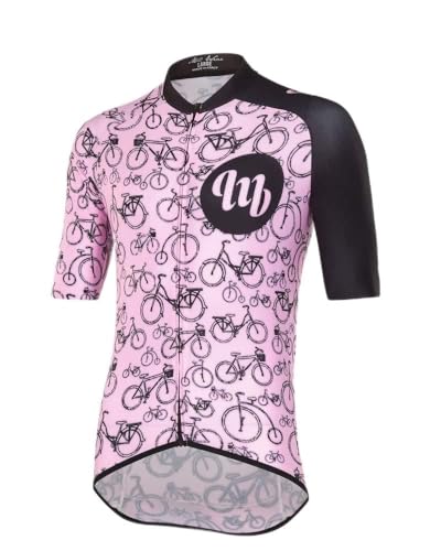 MB Wear Maillot Bike PINK-L Badehose, schwarz/rosa, L von MB Wear