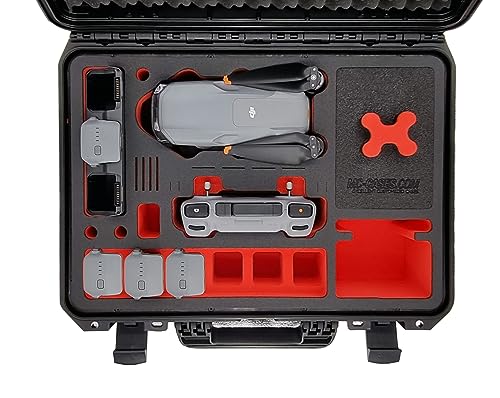 MC-CASES® Koffer speziell passend für die Neue DJI Air 3 - unsere Explorer Edition - mit viel Platz für Zubehör - Made in Germany von MC-CASES