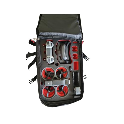 MC-CASES Professioneller Rucksack speziell passend für DJI Avata 2 Combo - Fly More Set - Made in Germany von MC-CASES
