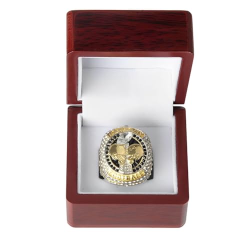 MCBEAN 2023 Fantasy Football Championship Ring Replik FFL League Champions Ringe Sammlerstück Souvenir Männer Papa Freund Alumni Rugby Fans,13# von MCBEAN