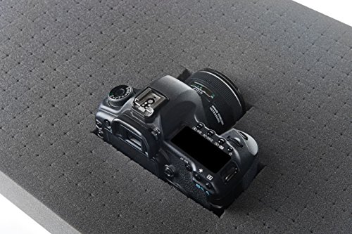 MC-CASES SCHAUMEX ® Rasterschaumstoff Würfelschaum Zupfschaum Werkzeugkoffer Kamerakoffer Schaumstoff 500mm x 350mm x 45mm von MC-CASES