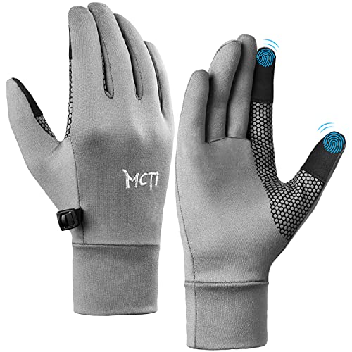 MCTi Laufhandschuhe Herren Damen Handschuhe Touchscreen Liner Leicht Sporthandschuhe Motorrad Radfahren Wandern Arbeiten von MCTi