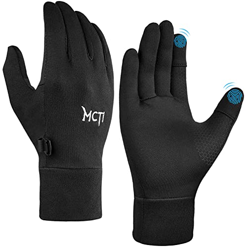 MCTi Laufhandschuhe Herren Damen Handschuhe Touchscreen Liner Leicht Sporthandschuhe Motorrad Radfahren Wandern Arbeiten von MCTi