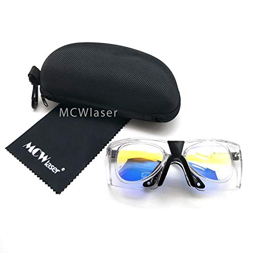 MCWlaser CO2 Laser Safty Schutzbrille Brille 10600nm 10.6um Reflektierende Art CO2 Laser Brillen Für CO2 Lasergravur Cuttinge Beauty Treatment Instrument EP-25 von MCWlaser