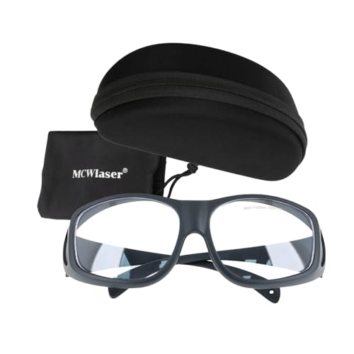 MCWlaser CO2 Laser Schutzbrille 10600nm 10.6um OD5+ Safety Glasses Goggles Absorptionstyp CO2 Laser Brille Für CO2 Lasergravur Cuttinge Schönheitsbehandlung Instrument EP-4 Stil 9 von MCWlaser