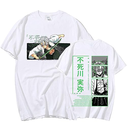 MDEM Anime Demon Slayer Shinazugawa Sanemi Grafikdruck T-Shirt Kimetsu No Yaiba Kurzarm T-Shirts Mode Sommer Unisex T-Shirt-style1||3XL von MDEM