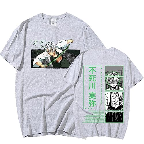 MDEM Anime Demon Slayer Shinazugawa Sanemi Grafikdruck T-Shirt Kimetsu No Yaiba Kurzarm T-Shirts Mode Sommer Unisex T-Shirt-style8||XXL von MDEM