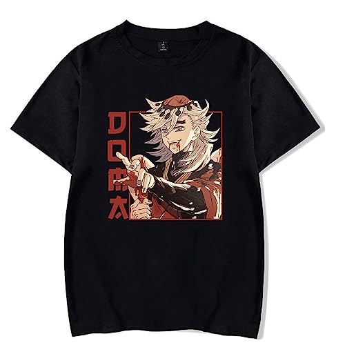 MDEM Demon Slayer Daki Und Giyuutarou T-Shirt Anime Harajiku Hip Hop Casual Loose Unisex T-Shirts-style5||L von MDEM