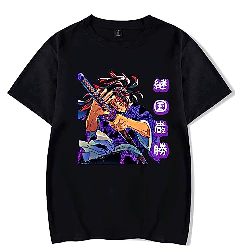 MDEM Demon Slayer Kokushibo Daki Und Giyuutarou T-Shirt Anime Harajiku Hip Hop Casual Loose Unisex T-Shirts-style5||XL von MDEM