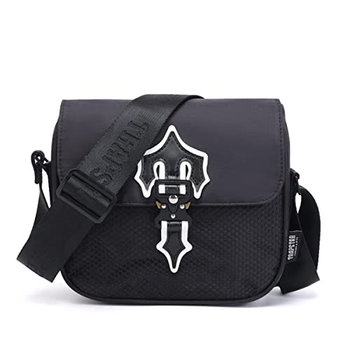GuiSoHn Trapstar Bag, Das Neue Trapstar Tasche Mode Umhängetasche Grenzüberschreitend Oxford(Color:Black) von GuiSoHn