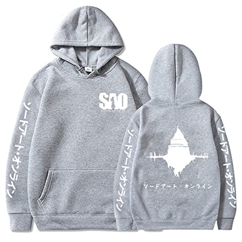 MEDM Anime Sword Art Online Logo Print Hoodie Sweatshirts Langarm Streetwear Pullover Kleidung-style2||L von MEDM