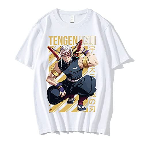 MEDM Japan Anime Dämon Slayer T-Shirt Unisex T Shirt Tengen Uzui Graphics Manga Tee Shirt Plus Size Tops Streetwear Paare T-Shirts T-Shirts-style1||L von MEDM