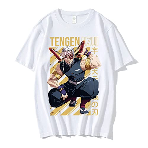 MEDM Japan Anime Dämon Slayer T-Shirt Unisex T Shirt Tengen Uzui Graphics Manga Tee Shirt Plus Size Tops Streetwear Paare T-Shirts T-Shirts-style1||XXS von MEDM
