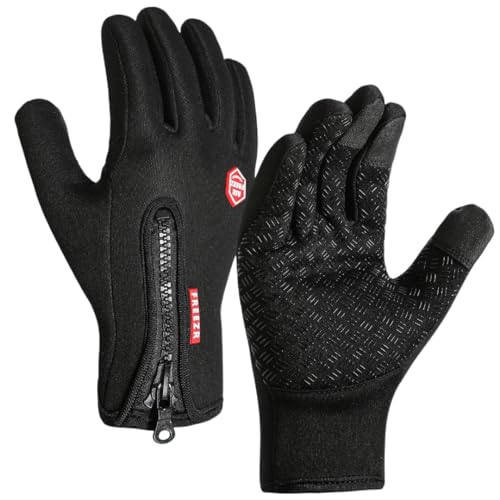 MEIION Thermoalpin Freezer Thermo Handschuhe-perfekt fur jedes Abenteuer wie Laufen und Radfahren,Winterfeste Handschuhe mit wasserabweisender oberfläche und Touchscreen-Kompatibilität von MEIION