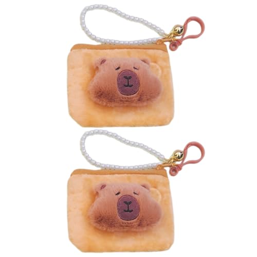 Einschulung Geschenk Schultüte – Capybara Kuscheltier 2er Set Plüschtier Geldbörse – Weiches Kawaii Capybara Zubehör für Kinder & Fans von MEIJINMEIYU