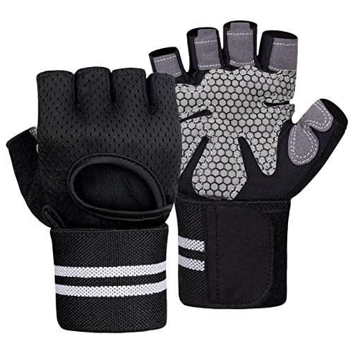 MELLIEX Fitness Handschuhe, Handgelenkstütze Trainingshandschuhe für Damen Herren Sporthandschuhe für Krafttraining, Bodybuilding, Gewichtheben - M von MELLIEX