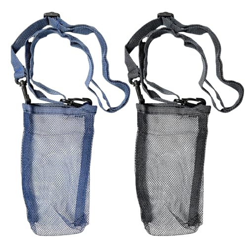 MEMOFYND Porte-bouteille D'eau 2 pièces Avec bandoulière réglable, poche Pour bouteille D'eau Pour la randonnée, la Course à pied, le Camping (Noir, bleu Sarcelle) von MEMOFYND