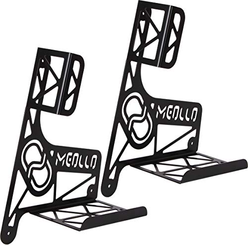 MEOLLO Kinderroller Scooter Wandhalterung (100% Stahl) (2 x schwarz) von MEOLLO