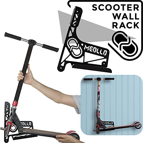MEOLLO Wandhalterung kinderroller Scooter (schwarz) von MEOLLO