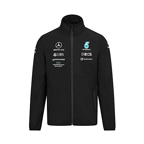 Mercedes AMG Petronas Formel 1 Team - Offizieller Formel 1 Merchandise - 2022 Team Softshelljacke - Schwarz - L von Mercedes-Benz