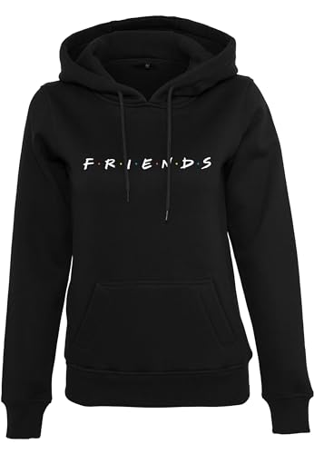 MERCHCODE Damen Ladies Friends Hoody M Black von MERCHCODE