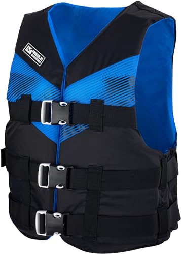 MESLE Schwimmweste Erwachsene V210, Leichte Schwimmhilfe für Herren & Damen, 50N Auftriebsweste Sup, Schwimmen, Kajak, Prallschutzweste Wakeboard, Wasserski, Jetski von Mesle