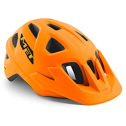 MET Helm Echo L(57-60), Erwachsene, Unisex, Orange (MIPS Orange) von MET