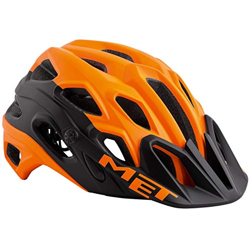 MET Helm Lupo Orange/Schwarz L 59-62 Helmet, L von MET