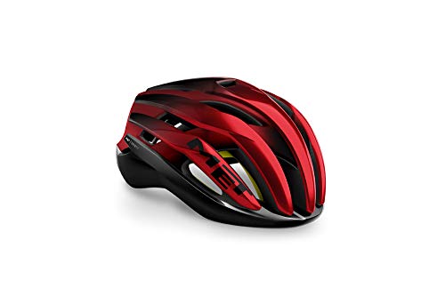 MET Helm Trenta MIPS Schwarz/Rot Metall Matt Glanz T Helmet, Nicht definiert, T.A von MET