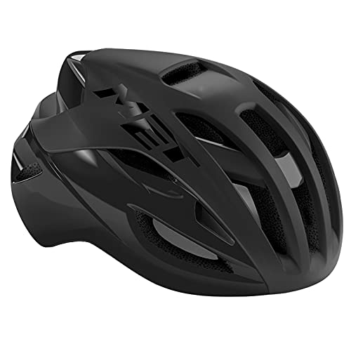 MET Rivale Helm schwarz Kopfumfang M | 56-58cm 2021 Fahrradhelm von MET