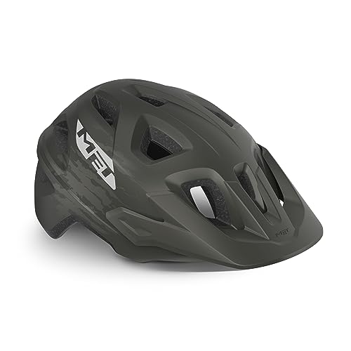MET Sport Helm Echo Titan, Metall, matt Helmet, Mehrfarbig (Mehrfarbig), L von MET