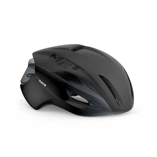 MET Unisex-Adult Manta MIPS Road Helmet, Black, S / 52-56cm von MET