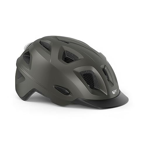 MET Sport Helm Mobilite MIPS Titan, metallisch, matt, Mehrfarbig (Mehrfarbig), L von MET