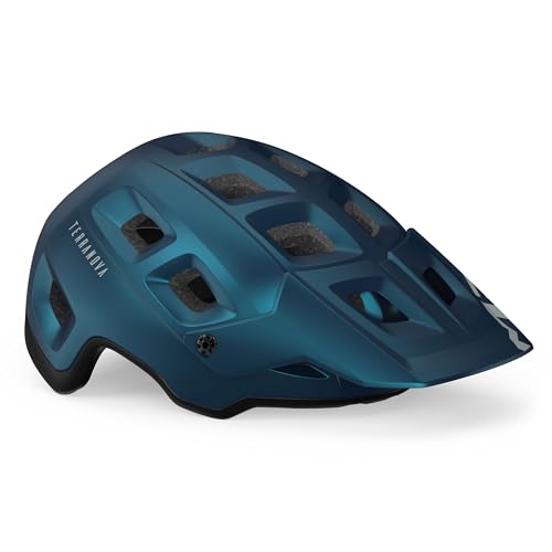 MET Sport Helm Terranova Helmet, Blau/Schwarz (Mehrfarbig), S von MET