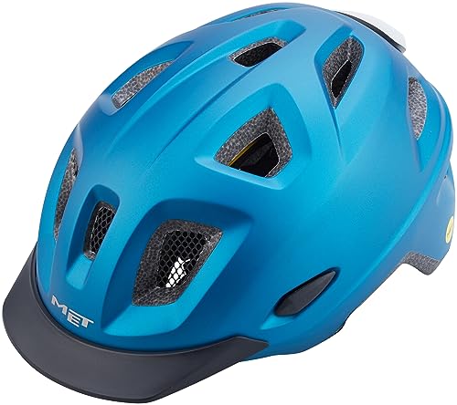 MET Sport Mobilite MIPS Helm, Blau Metallic (Blau), S/M von MET